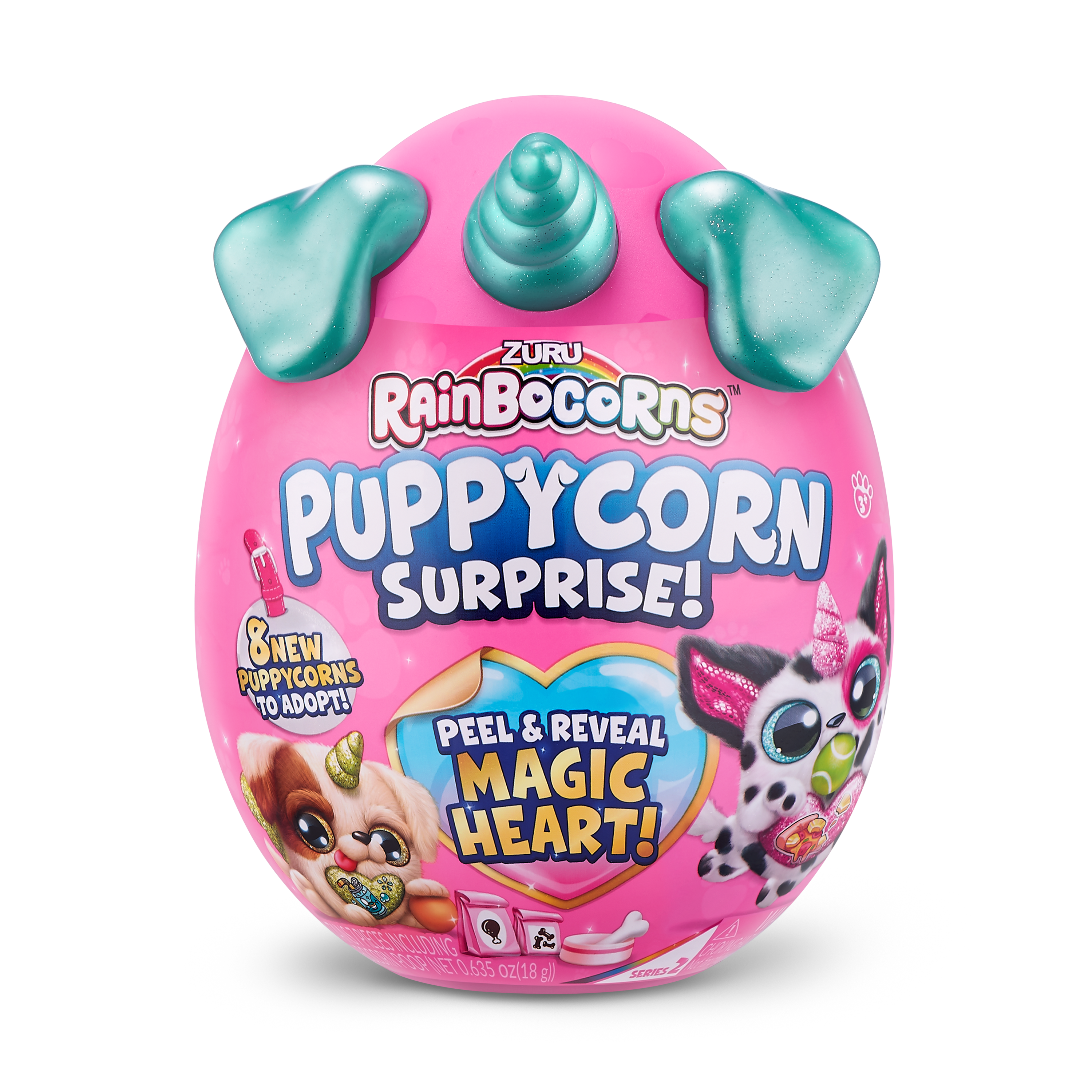 Игровой набор  Rainbocorns сюрприз в яйце Puppycorn Surprise (плюш щенок, мини питомец в яйце, наклейки, слайм ) в ассортименте— магазин-салютов.рус